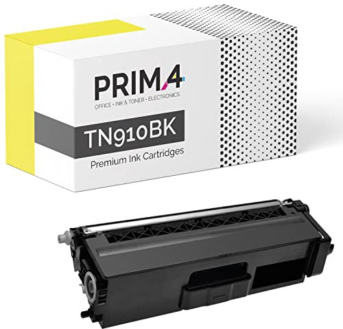 PRIMA4 - TN910BK Schwarz Toner Kompatibel mit Drucker Brother HL-L9310 CDW, HL-L9310 CDWT, HL-L9310 CDWTT, HL-L9310, MFC-L9570 CDW, MFC-L9570 CDWT, MFC-L9570 CDWTT, MFC-L9570-9k Seiten