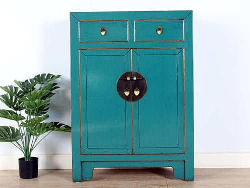 Yajutang chinesische Kommode Orientalisch/Asiatisch Stil türkis RAL5018