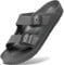 SAGUARO Zapatillas de Baño Hombre Ultraligero Flexible Sandalias de Playa Mujeres Suave Verano Pantuflas de Jardín Casa Piscina, Clog Gris Oscuro 38