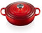 Le Creuset Sauteuse signature en fonte émaillée, 3,5 l, cerise