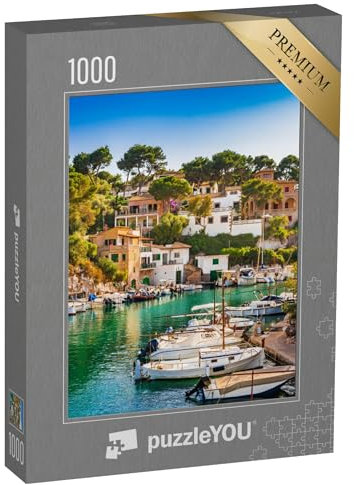 puzzleYOU: Puzzle 1000 Teile „Malerische Bucht Cala Figuera auf Mallorca“ – aus der Puzzle-Kollektion Mallorca