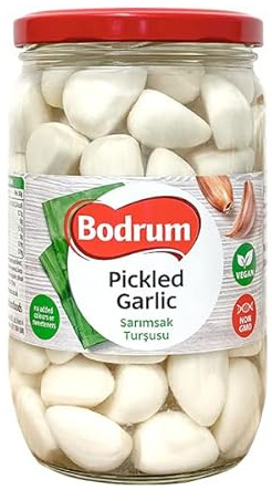 Pickled Garlic with Vinegar Bodrum, 700 g (Pack of 1)
