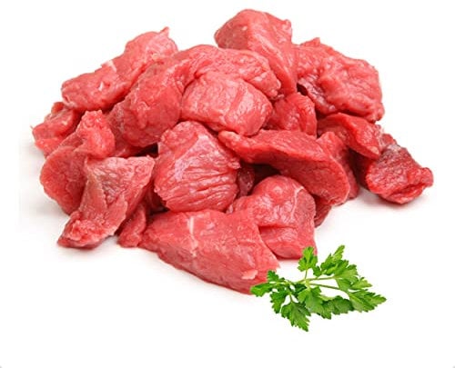 Diced Beef, Fresh Beef Braising Steak Handcut By Master Butcher, Tender, Juicy And Flavoursome, Suitable For Home Freezing. Meat Pack Contains Approximately 1kg