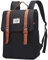 Lizbin Vintage Laptop Backpack for Women, Slim Laptop Backpack for Men, College Backpack, Water Resistant Travelling Backpack, Fashion Business Bag, Casual Daypack, Fits 15.6Inch Notebook (Black)