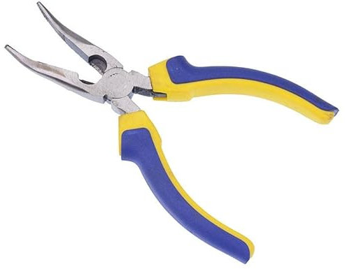Bent Nose Pliers 160mm Jewelry Electronics DIY Hobby General Purpose
