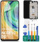 para Xiaomi Redmi Note 10 5G Pantalla LCD para Xiaomi Poco m3 Pro 5G Pantalla Repuesto para Xiaomi Redmi Note 10T 5G LCD Display Touch Digitizer (con Marco,Negro)