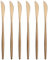 Juego De 6 Cuchillos De Cena De Acero Inoxidable, Juego De Vajilla De Cuchillos De Carne Occidental,Rosa
