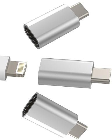 Adaptateur Lightning vers USB C(Lot De 3) iPhone Jack Femelle USBC Mâle Prise Chargeur Convertisseur Tablette Type Adaptador pour Apple IPhone15 Pro Max Plus ipad Cable Compatible pour Samsung Galaxy