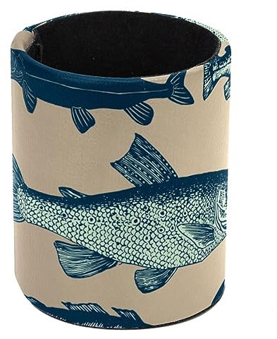 Eslifey Pen Holder Round Pencil Holder for Desk, Poultry Animals Fish Pen Pot Pen Cup Makeup Brushes Holder Stand Display Desk Stationery Organiser for Home Office School