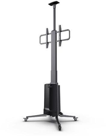 Sonorous - Meuble Support TV Mobile motorisé PR-8500 - Visioconférence - pour TV 85’’Max - VESA 200/300/400/600 - Hauteur réglable