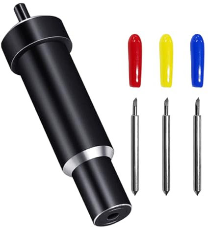 1 support de couteau de gravure, 3 lames, outil de gravure de précision, gravure profonde, coupe-cuir, compatible avec lame de rechange