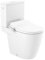 Roca A803151S01 - In-Wash® Ona - Smart toilet adosado a pared Rimless con salida dual. Incluye cisterna, tapa y asiento. Necesita toma de red.