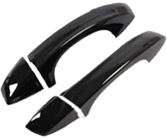 RIBONI Auto Türgriff Abdeckung Für VW Für Scirocco 3 MK3 2008~2017 Glänzend Schwarz Türgriffabdeckung Aufkleber Verkleidung, Auto-Außenzubehör 2009 2010 2011