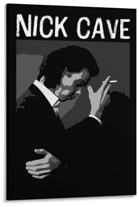 TINCHEW Poster mit Hommage an Nick Cave, coole Kunstwerke, Gemälde, Wandkunstdrucke, hängendes Bild, Heimdekoration, Wandteppich, Geschenkidee, 40 x 60 cm