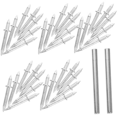 VILLCASE Clou Sans Trace Pour Plinthe Clou À Double Tête Pour Suspension De Tableau Clous Robustes Pour Plinthes Installation Facile Manchon Inclus