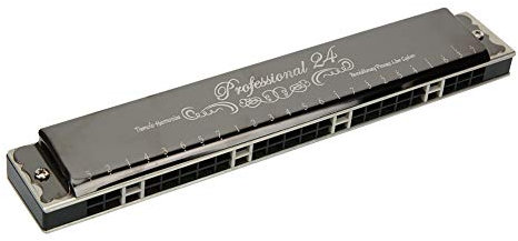 Mundharmonika, professionelle Mundharmonika, diatonische Harfe für Blues, Folk, Jazz und Popmusik, geeignet für Musikstudenten, Lehrer und Anfänger. (F Key)