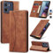 Jasonyu Case for Motorola Moto E15/G15/G05 Leather Wallet Flip Cover with Card Holder,Kickstand, Magnetic Closure,TPU Shockproof Phone Case Compatible with Moto E15 (Brown)