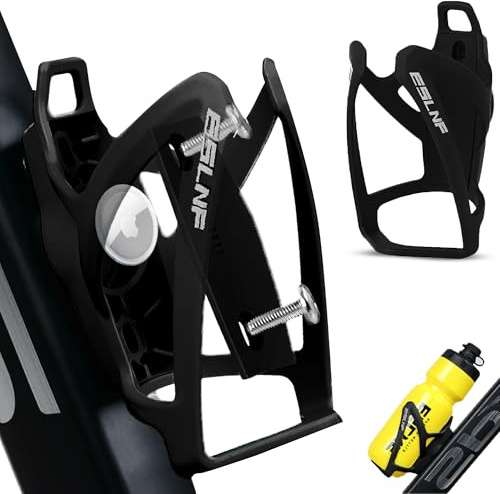 ReFind AirTag Bike Bottle Holder with Hidden Apple AirTag Holder Compartment. Dust & Waterproof Bicycle Bottle Cage. Strong & Light Bike Tracker for Cyclists. GPS Tracker Anti-Theft (With IOS Tracker)
