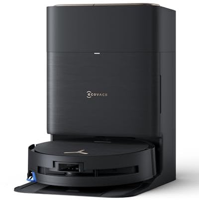ECOVACS DEEBOT X9 PRO Omni Saugroboter mit Wischfunktion, 16.600 Pa, OZMO Roller, ZeroTangle 3.0,TruEdge 2.0, Heißwasser-Moppwäsche, Heißlufttrocknung, All-in-One Omni Station, YIKO-GPT