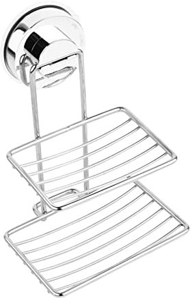 GLEAVI Portasapone Ventosa Acciaio Inossidabile con Installazione Facile per Resistente