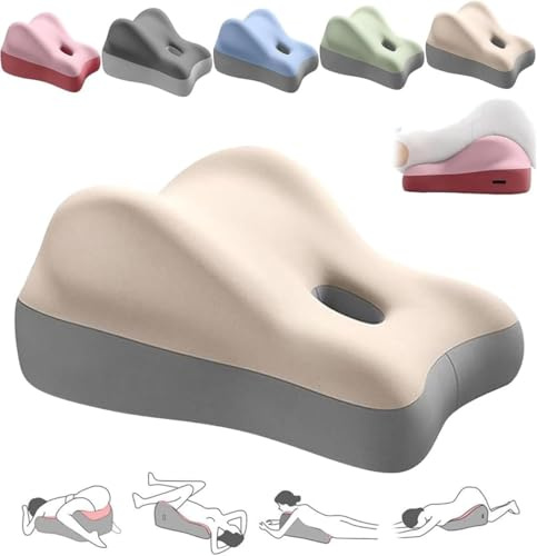 Sweet Surrender Kissen für Paare, Gesäßkissen für Paare, Keilkissen aus Memory-Schaum, flaches Design, stützt Lendenwirbelsäule und Nacken, kehrt nach Belastung in seine ursprüngliche Form zurück, zum