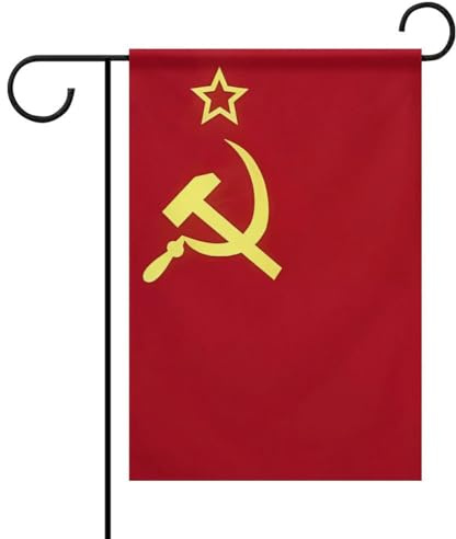 Flagge Die Sowjetunion Lustige Hausfahnen Wetterfeste Dekorations Fahnen Für Porch Fahnenmast Party 12X18 Inch