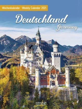 Wochenkalender Deutschland - Kalender 2021 - Korsch-Verlag - Foto-Wochenkalender mit Platz zum Eintragen - 23,8 cm x 31,8 cm