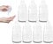 HERCHR 2ml Eye Dropper Bottles,100Pcs Squeezable Dropper Bottles,Dropper Potion Bottles White Small Empty Refillable Squeezable Liquid Sample Dropper Bottles Translucent Eye Liquid Dropper Bottles