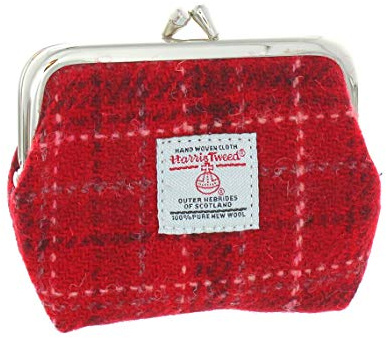 Glen Appin Petit fermoir porte-monnaie Eigg, Couleur 102 rouge à carreaux, S, Porte-monnaie