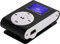 FEBT Music Player, MP3 Player Mini MP3 Sports Back‑Clip LCD Screen Ultra‑lightweight 32GB FM Radio Voice Recorder for Outdoor(black)