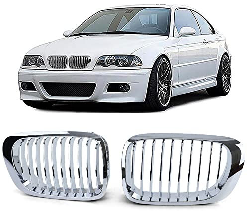Sport Kühlergrill Performance Chrom passend für 3er BMW E46 Coupe Cabrio 99-03