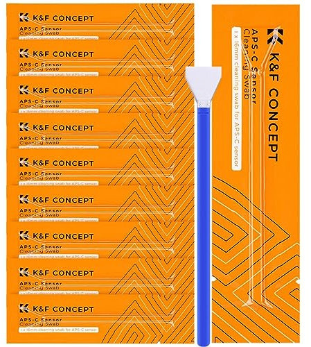 Minadax APS-C Sensor Reinigung 16mm Mikrofaser Swabs 10 Stück Staubfrei KF