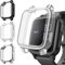 Fintie 3 Pezzi Cover per Garmin Venu Sq/Sq 2/Sq 2 Music, Protezione Morbide TPU Custodia con Pellicola Protettiva