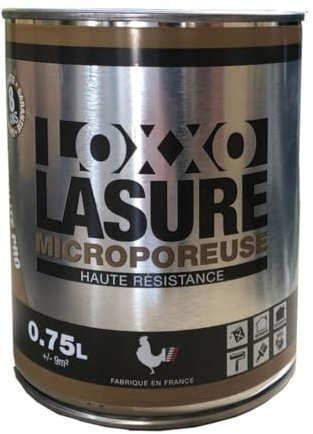 LOXXO - Loxxo Lasure Bois - Haute Résistance 8 ans - Satin - Conditionnement 0,75L, Couleur TECK