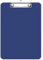 Rimilak Planchettes à pinces en plastique avec clip en métal à profil bas, planche à clip translucide, 31,8 x 22,9 cm | Fournitures de bureau | Rentrée scolaire, bleu foncé