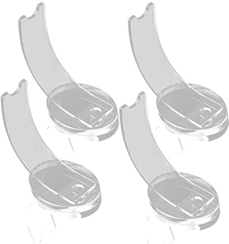 Qeunrtiy 4 StüCk Elektronischer Stift Halter Acryl, Bleistift Ausstellung StäNder, FüLlfeder Halter, Kugelschreiber, Stift Durchsichtiger StäNder, PräSentation StäNder, Stift Organizer