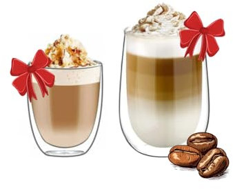 Latte Macchiato Gläser doppelwandig Cappuccino Tassen - doppelwandige Borosilikatgläser - Teegläser spülmaschinengeeignet Kaffeetassen Set (6er - 250ml)