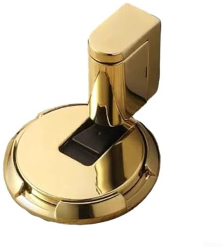 Mechanischer Türstopper Robuste Türstopper Für Unterseite Der Tür, Türhalter Türstopper Türfeststeller(Gold)