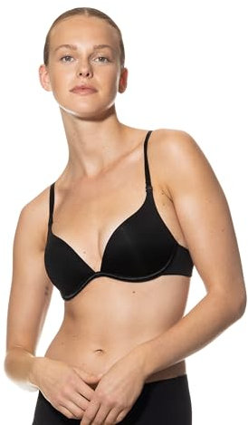 Mey Dessous Serie Joan Damen Push up-BHS Schwarz 75A(75A)