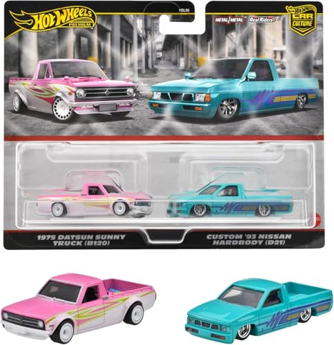 Datsun Sunny Truck & Custom Nissan Hardbody | Hot Wheels Premium Auto