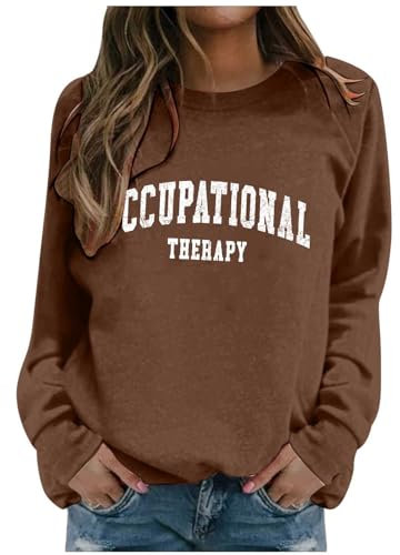 NNGOTD Pullover Damen braun Baumwolle Sweatshirt Damen schwarz Hoodies Damen Baumwolle Glitzer Jacke Damen XXL Weste militär Damen Langarmshirt Damen rot Spitze Weihnachtsoutfit Tunika Blusen