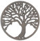 Dessous de Plat en Fonte, Arbre de Vie et Design Circulaire, diamètre 22 cm