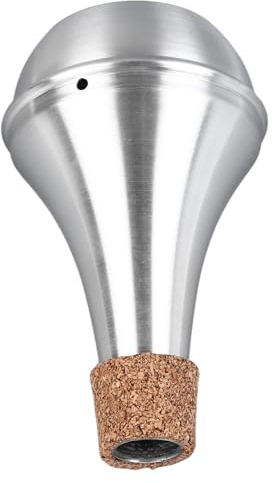 Trompete Mute Schalldämpfer Aluminiumlegierung Praxis Instrument Kork Kantenschutz