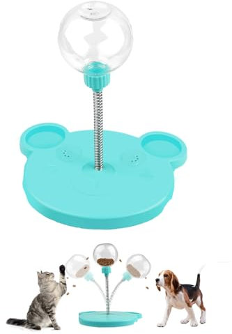 chiquieray Futterball für Hunde Interaktive Spielzeug, Snackball Katze Snackball, Wackelndes Hunde Leckerli Spielzeug, Leckerbissen Ball Haustier Futterautomat Spielzeug für Hunde