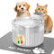 Fontana per gatti senza fili, fontana per animali domestici da 3 litri, sensore di movimento e 3 modalità, distributore di acqua per animali domestici (bianco-48, Grande)