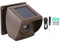 Alarme de l'allée sans Fil Solaire, IP55 800m de Longue portée du détecteur de Mouvement de Mouvement extérieur Système d'alerte d'allée pour Le Moniteur Protection à l'intérieur