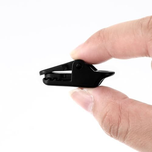 1.5×0.6inch 40PCS Tarp Clips Heavy Duty Lock Grip, Tent Awning Clamp for Tarps, Tarp Hold Down Clips Tarps Clamp Shark Tent Fasteners Holder for Awning Outdoor Camping, Caravan Canopies Car Pool