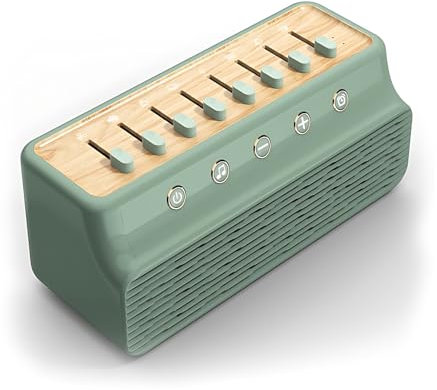 Kingbar Macchina per Rumore Bianco, 8 Opzioni di Mixer di Suoni della Natura, Altoparlante Bluetooth, Temporizzazione A Tre velocità, per Dormire, Casa, Ufficio, Viaggi, Relax, Green