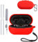 Silicone Protective Case for JBL T280TWS Pro Earbuds - Durable and Eco-Friendly Bluetooth Earphone Cover with Precise Holes and Charging Compatibility - Shock-proof, Comfortable Touch,Red