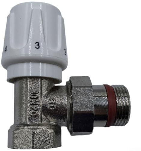 DN20 Heizkörperthermostat aus Messing für genaues Temperaturmanagement in Heizsystemen, unterstützt sowohl Handtuch- als auch Plattenheizkörpertypen